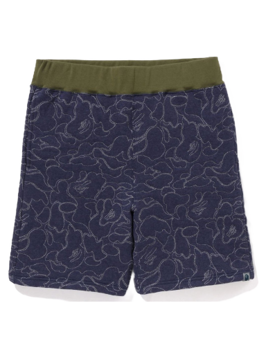 Shorts BAPE ABC Camo Sweat Shorts Mörkblå | 1J30-153-020