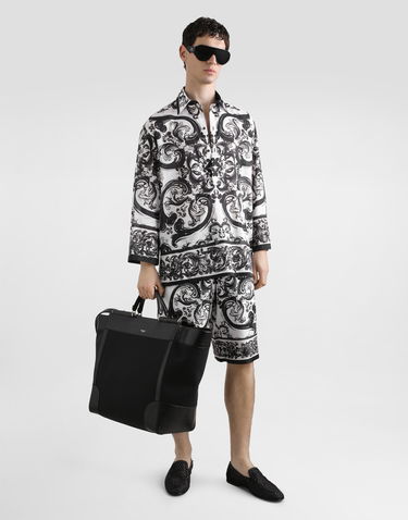 Shorts Dolce & Gabbana Dolce & Gabbana Majolica Print Silk Twill Shorts Vit | GV37ATHI1S6HX5DQ, 1