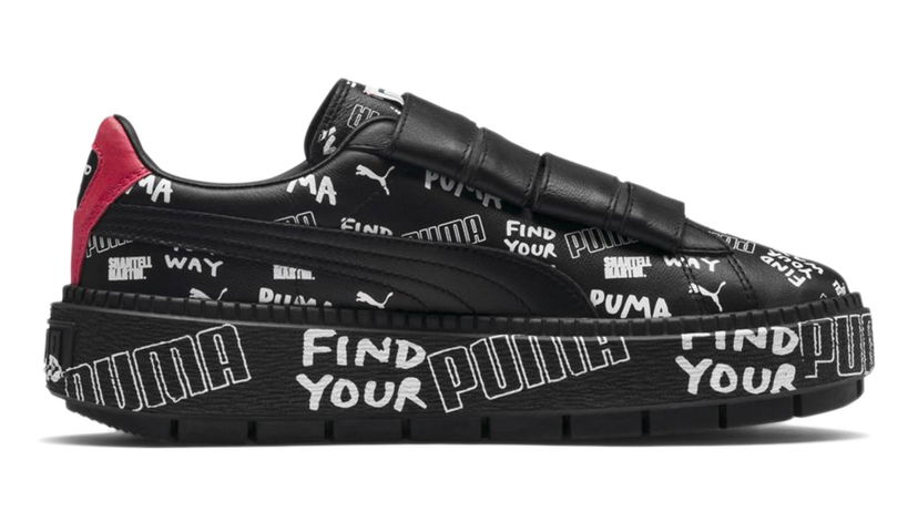Sneakers och skor Puma Platform Trace Strap Svart | 366533-02