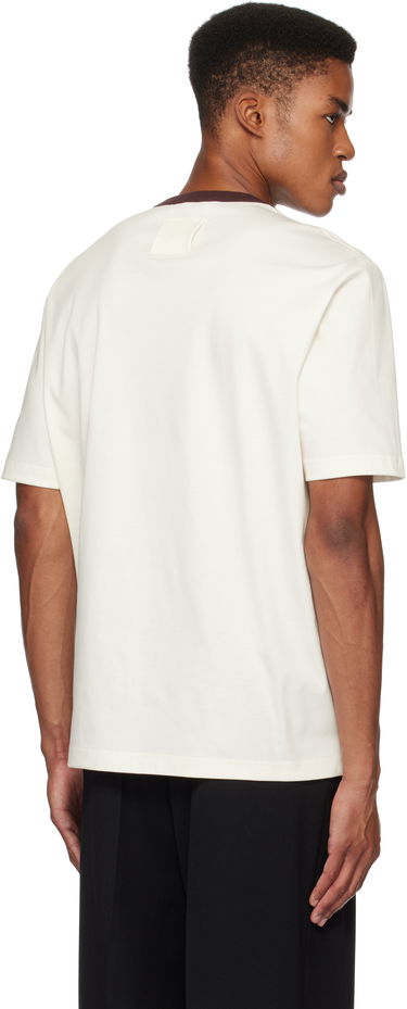 T-shirt LANVIN Lanvin Mohair Logo T-Shirt Vit | RM-TS0032-J154-H24, 2