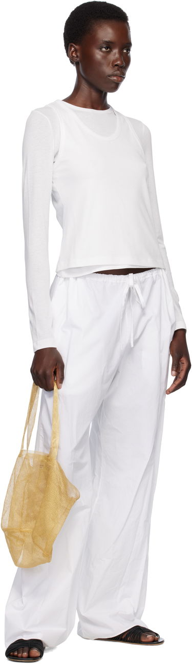 Tygpåse The Row The Row Imogen Mini Tote Bag Gul | W1847-W0060, 3