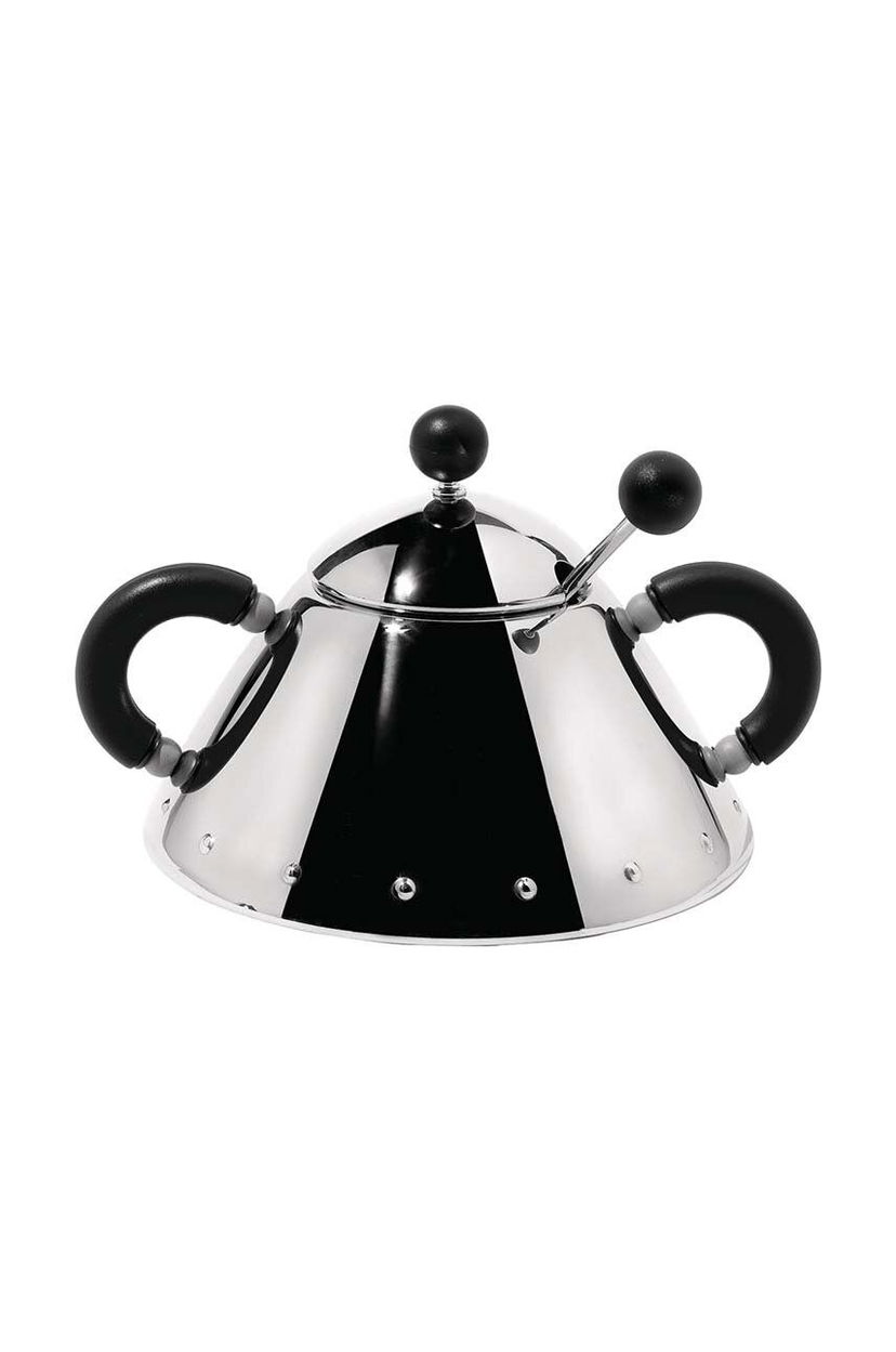 Heminredning Alessi Sugar Bowl & Spoon Metallisk | 9097.B