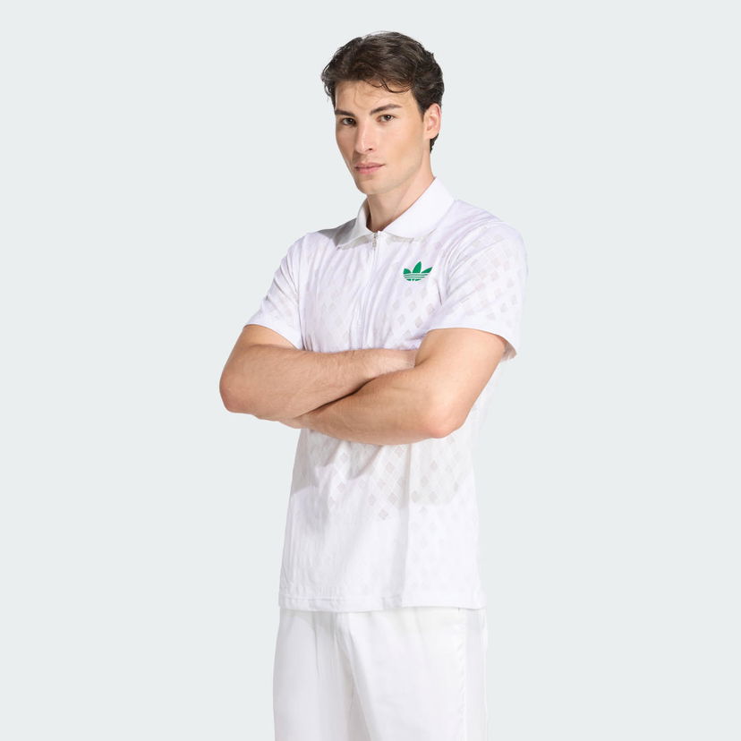 Polotröja adidas Performance FreeLift Climacool+ Tennis Pro Polo Shirt Vit | JL9675