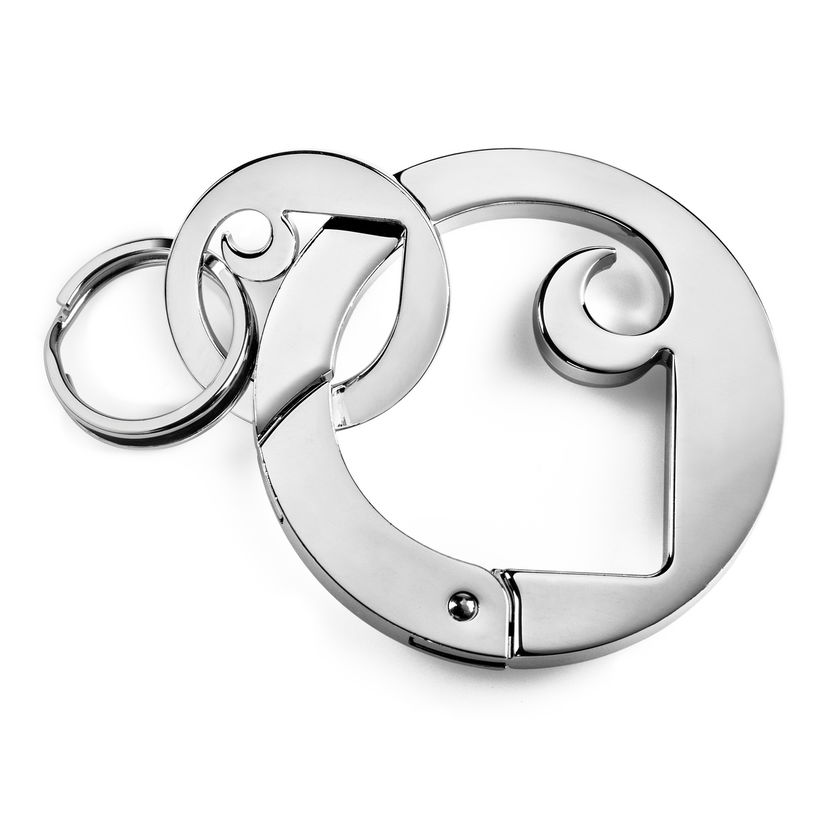 Nyckelringar Carhartt WIP Metal Carabiner Keychain Metallisk | I034579_1