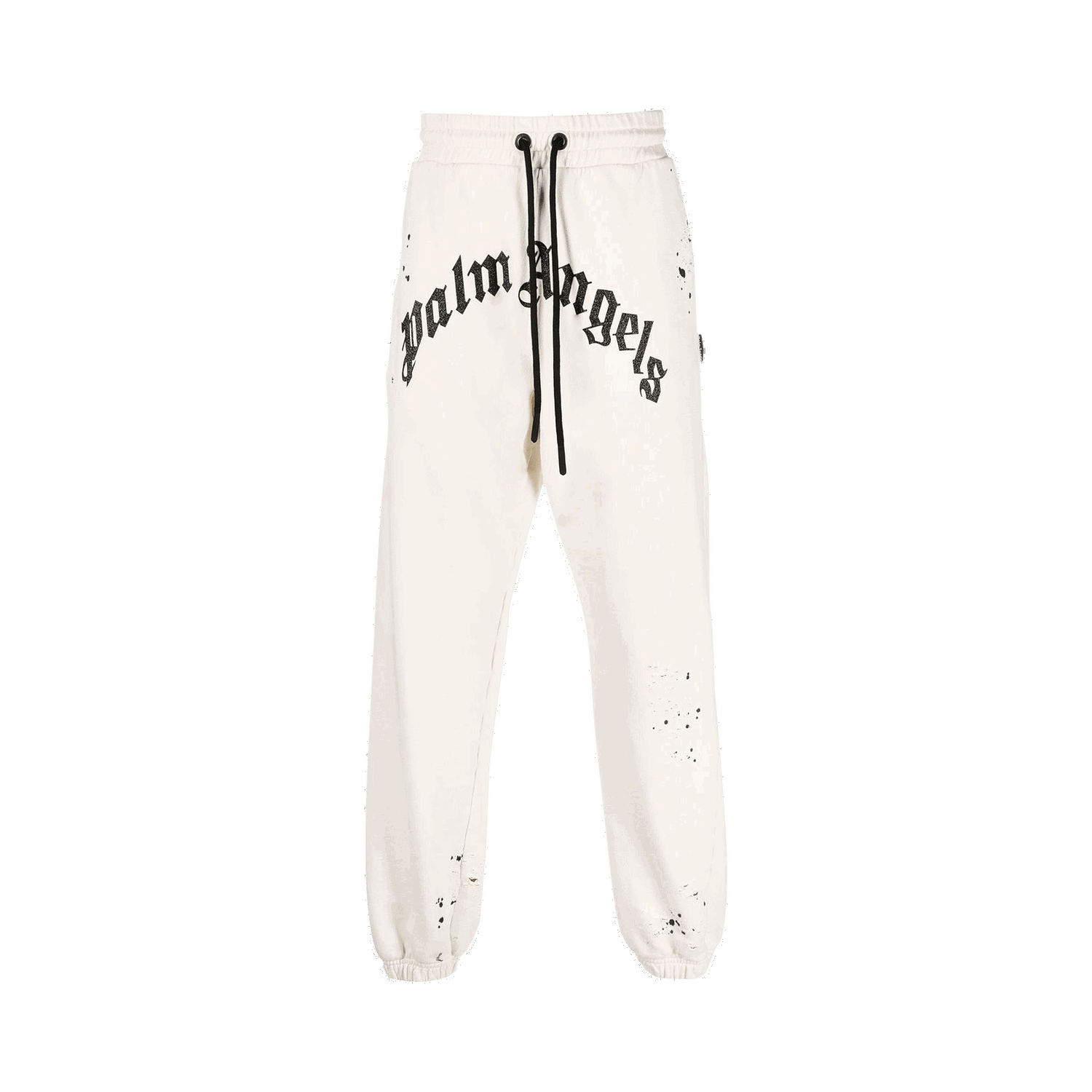Träningsbyxor Palm Angels GD Glittered Logo Sweatpants Vit | PMCH011F22FLE0030310, 0