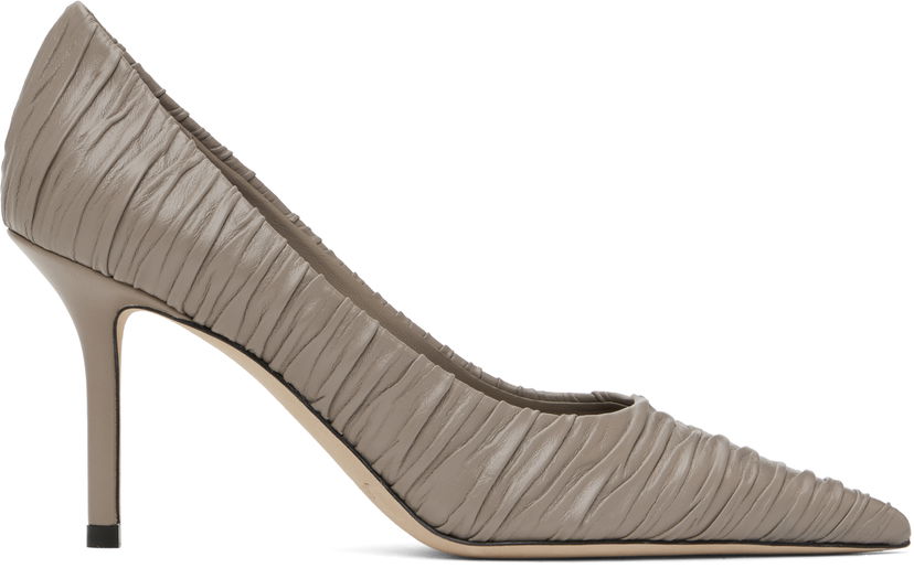 Sneakers och skor Jimmy Choo Jimmy Choo Love 85 Ruched Pumps Grå | LOVE 85