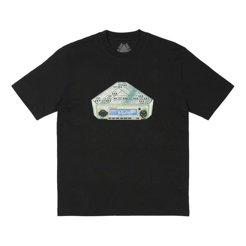 T-shirt Palace Palace Graphic Print Cotton T-Shirt Svart | P26TS017