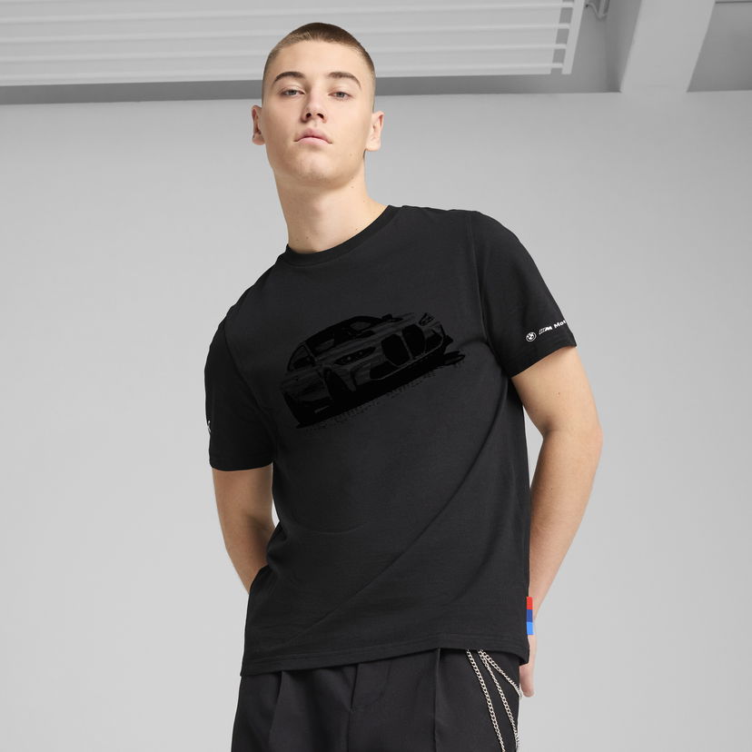 T-shirt Puma BMW M Motorsport Essentials Graphic T-Shirt Svart | 630633_01