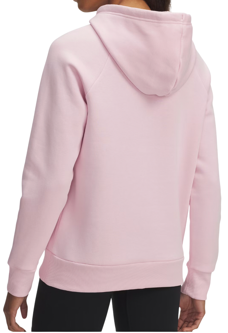 Sweatshirt Under Armour Rival Fleece Shimmer Hoodie Rosa | 6003710-647, 1