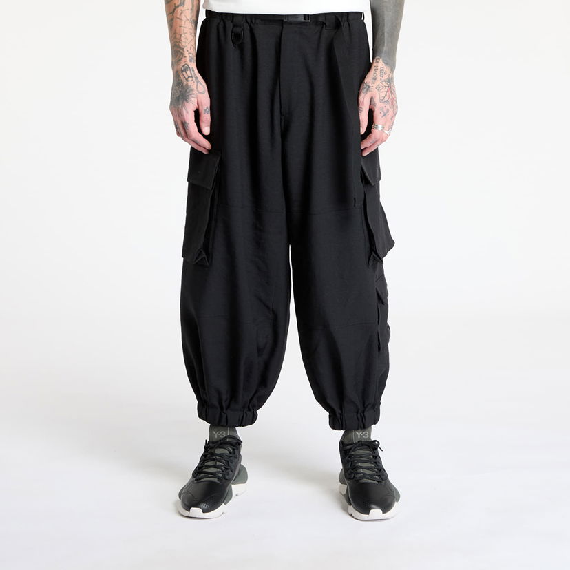 Cargo byxor Y-3 Sport Uniform Cuffed Cargo Trousers Svart | JM5494