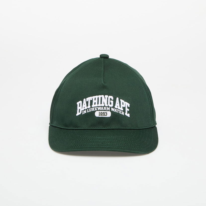 Keps BAPE A BATHING APE Logo Cap Grön | 001CPL301309MOLD