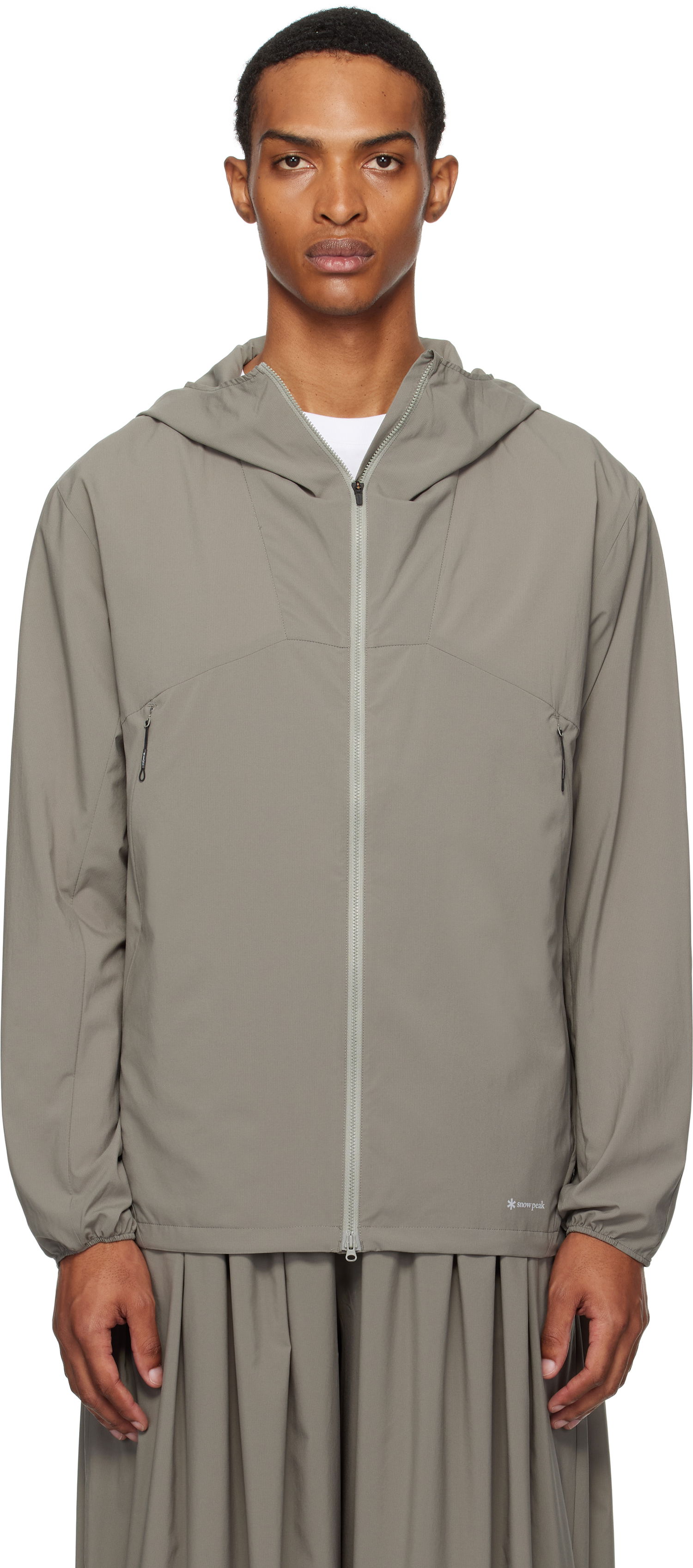 Jacka Snow Peak Snow Peak Shadow Ripstop Jacket Grå | JK-25SU004, 0