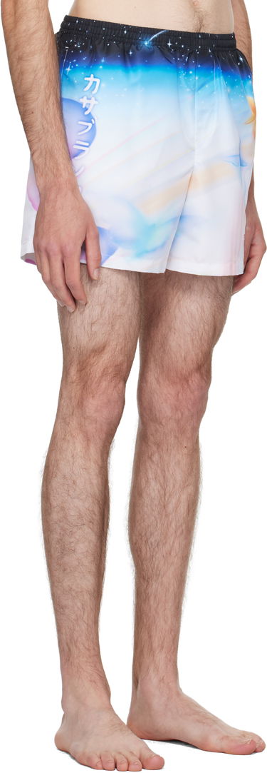 Badkläder Casablanca Casablanca Printed Swim Shorts Flerfärgad | MPF25-TR-032-01, 1