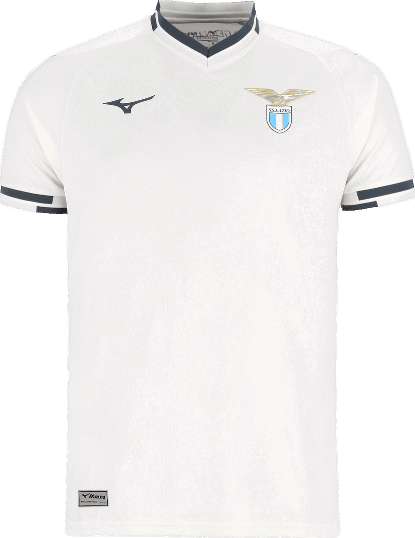Jersey Mizuno Mizuno Lazio Roma Away Jersey 2025/26 Vit | p2gacx08-07