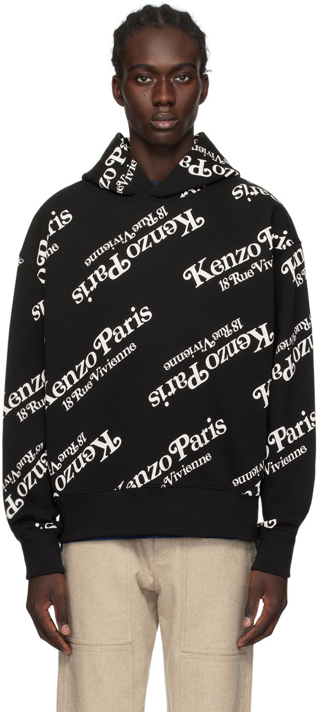 Sweatshirt KENZO Paris VERDY Edition Hoodie Svart | FE58SW0074MG, 0