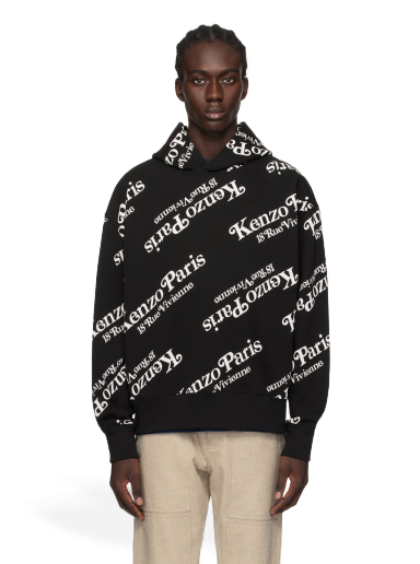 Sweatshirt KENZO Paris VERDY Edition Hoodie Svart | FE58SW0074MG