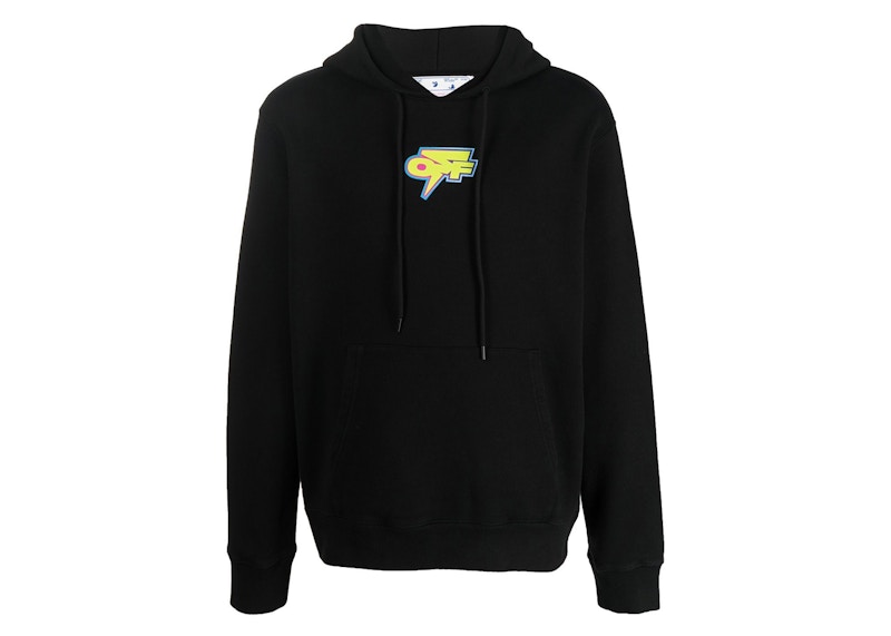 Sweatshirt Off-White Degrade Thund Skate Arrows Hoodie Svart | OMBB097F22FLE0061070