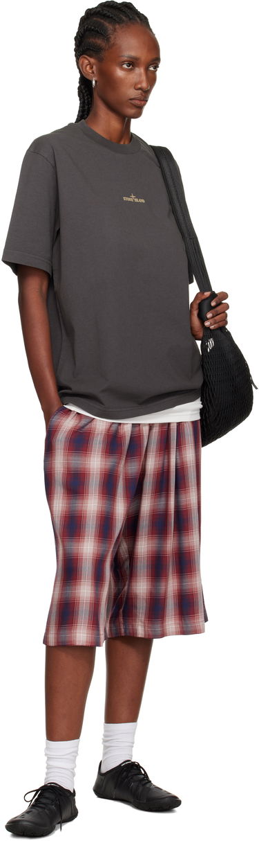 T-shirt Stone Island Stone Island Combed Organic Cotton Jersey T-Shirt Grå | K2S15 2100037 S0197, 3