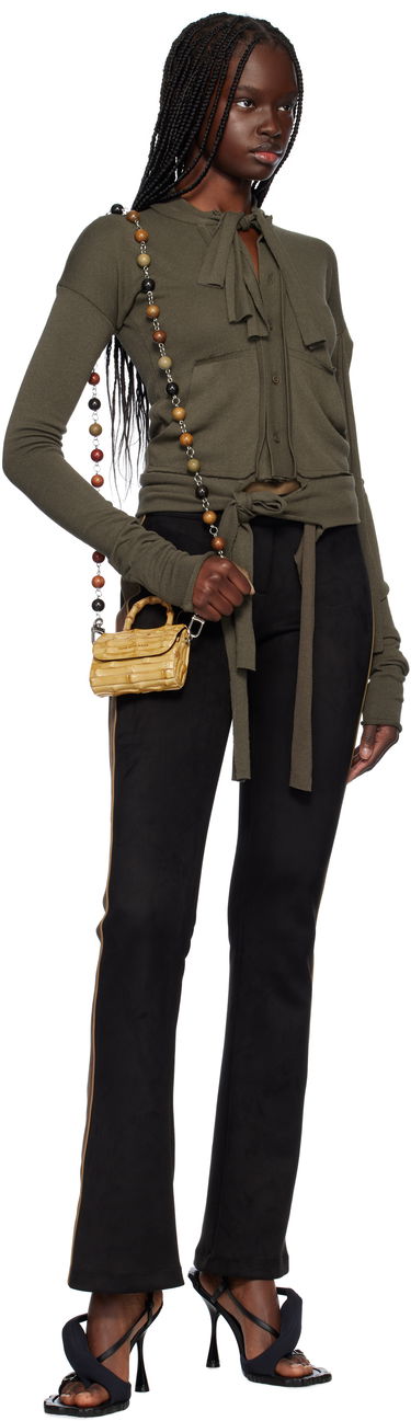 Handväska Feng Chen Wang Feng Chen Wang Raw Bamboo Roots Mini Bag Beige | FUS17AC49R, 3