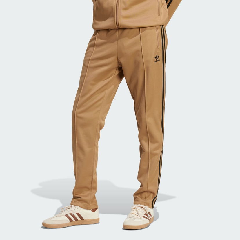 Träningsbyxor adidas Performance Adicolor Classics Beckenbauer Track Pants Brun | JY1276