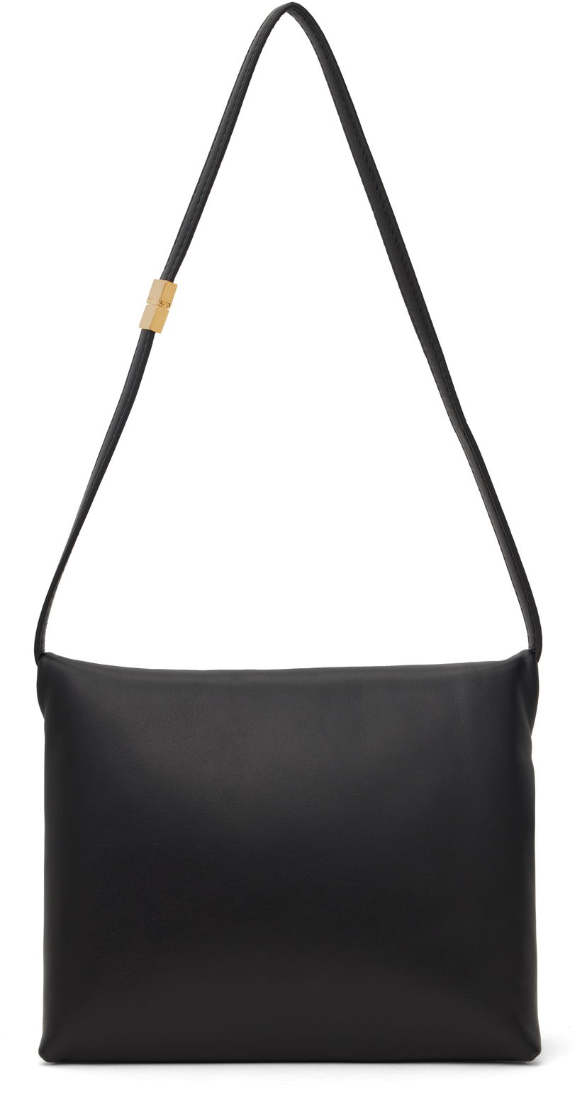 Handväska Marni Marni Soft Calf Leather Pochette Bag Svart | PHMO0032U0P529800N99