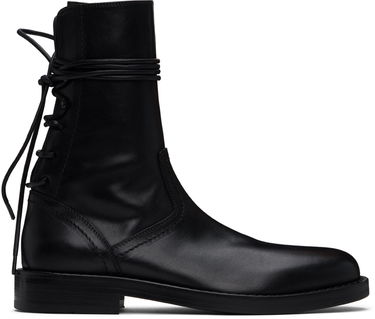 Kläder Ann Demeulemeester Ann Demeulemeester Heiko Leather Boots Svart | CO02-M-A40-LT047-099, 0