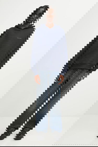 Sweatshirt DAILY PAPER Daily Paper Candle Label Graphic Print Hoodie Mörkblå | 2521106, 4