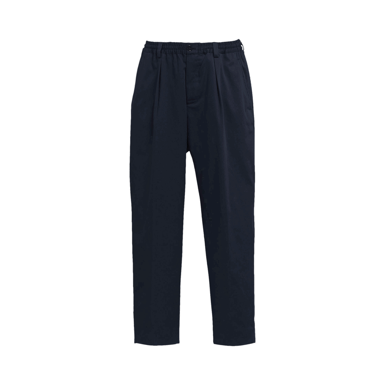 Byxor Marni Marni Pleated Elastic Waist Trousers Mörkblå | PUMU0017S0 UTC084 00B99, 0