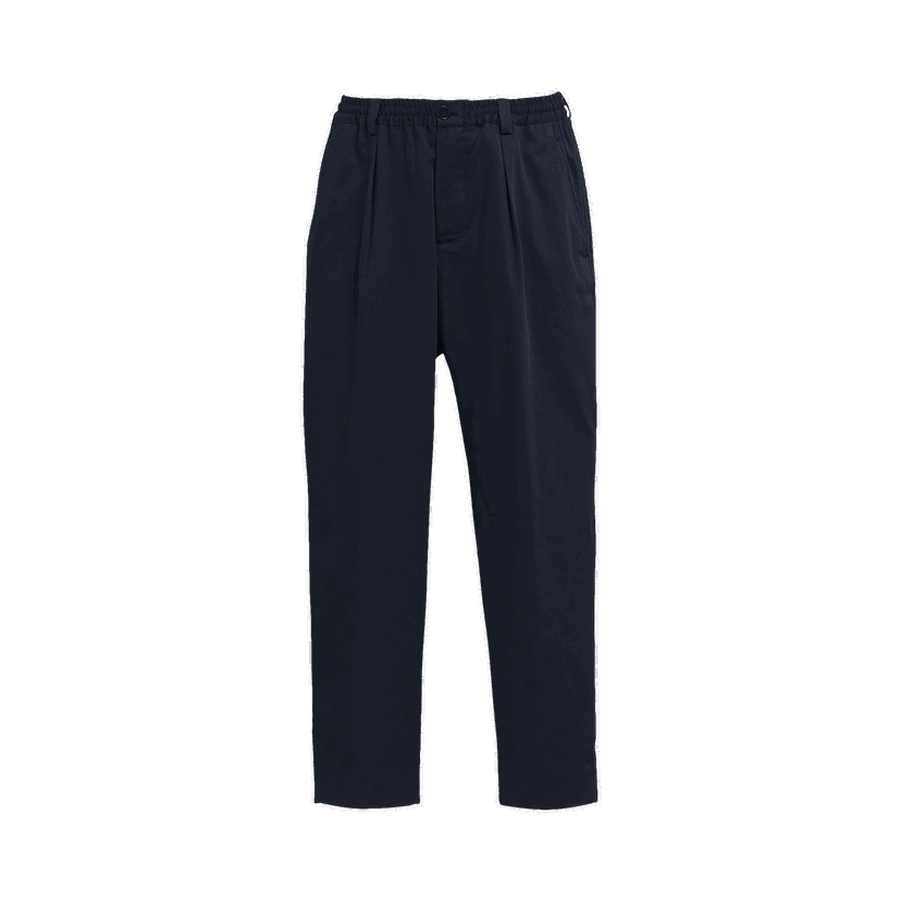 Byxor Marni Marni Pleated Elastic Waist Trousers Mörkblå | PUMU0017S0 UTC084 00B99