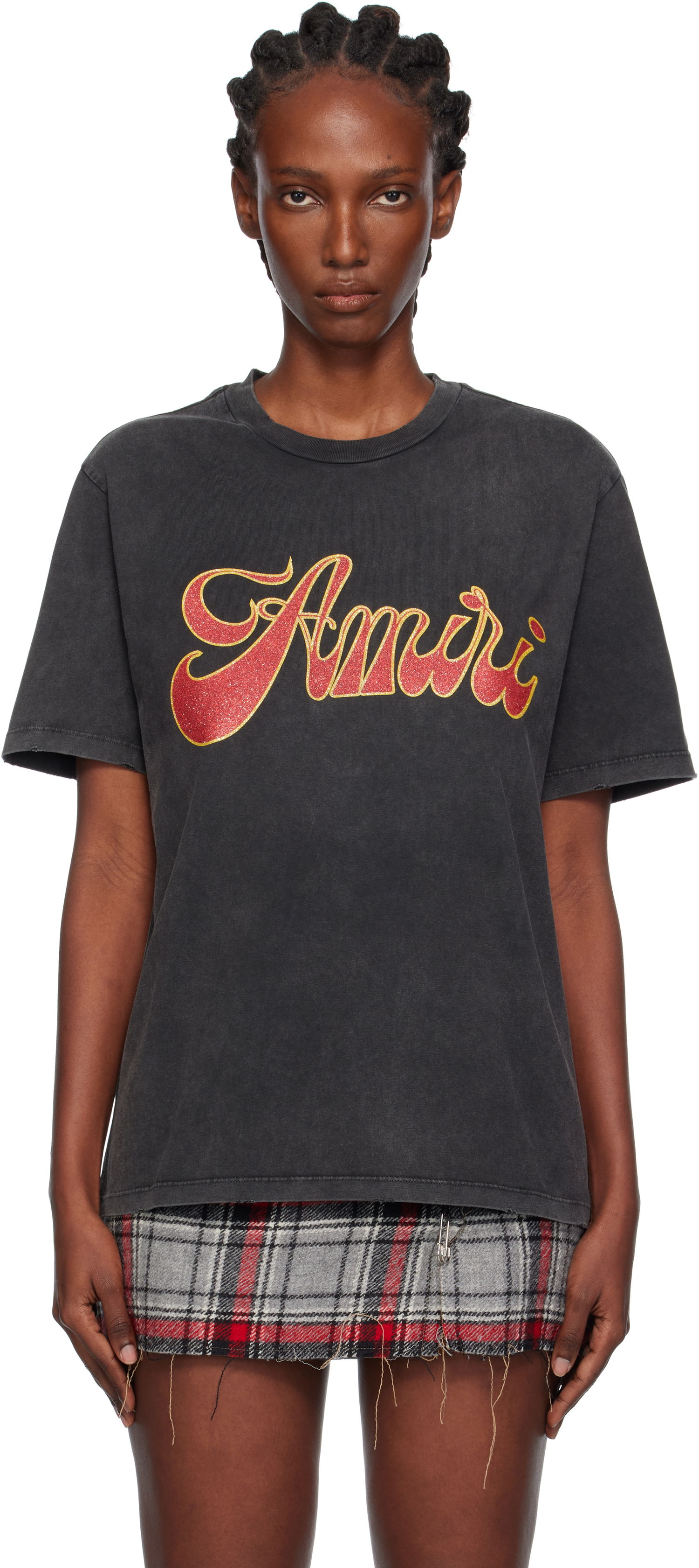 T-shirt AMIRI Groovy T-Shirt by AMIRI Svart | AMJYTE1246, 0