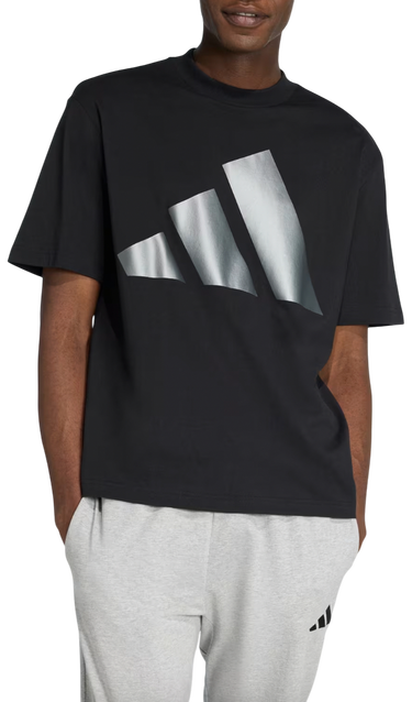 T-shirt adidas Originals Holiday Big Metallic Logo T-Shirt Svart | jm1709, 0