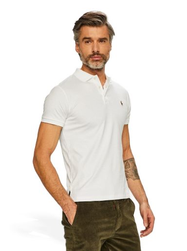 Polotröja Polo by Ralph Lauren Polo Shirt Vit | 710685514001
