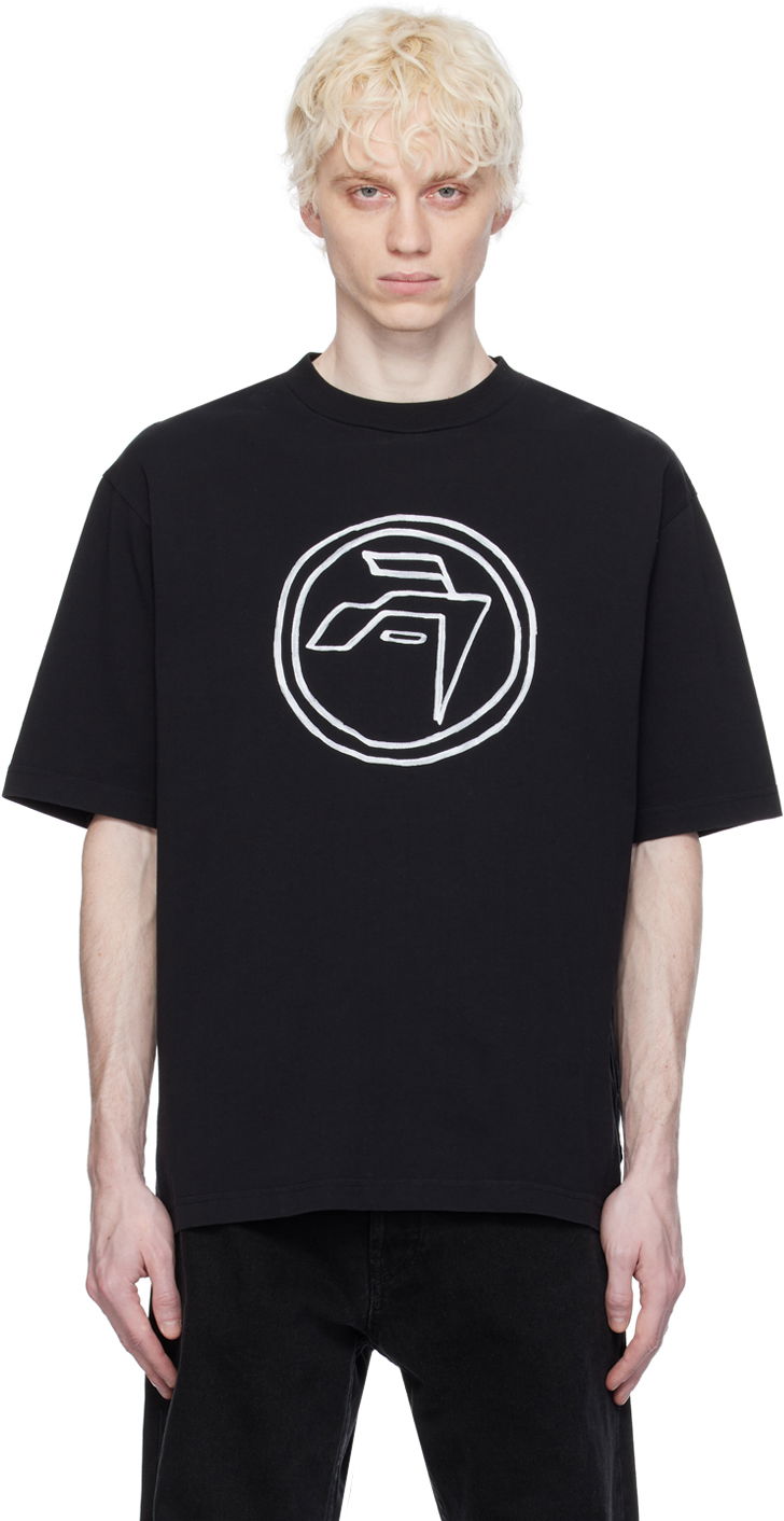 T-shirt Ambush Emblem T-Shirt Svart | BMAA007S24JER0011001