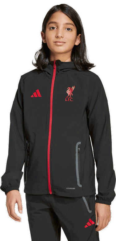 Jacka adidas Performance Liverpool Tiro 25 Competition Vis Tech Travel Jacket Svart | JZ5558, 3