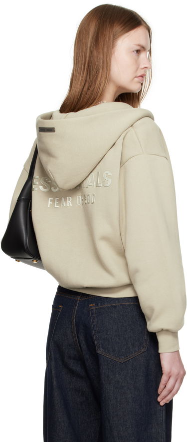 Sweatshirt Fear of God Fear of God ESSENTIALS Classic Fit Zip-Up Hoodie Grön | 192SP255096FW, 2