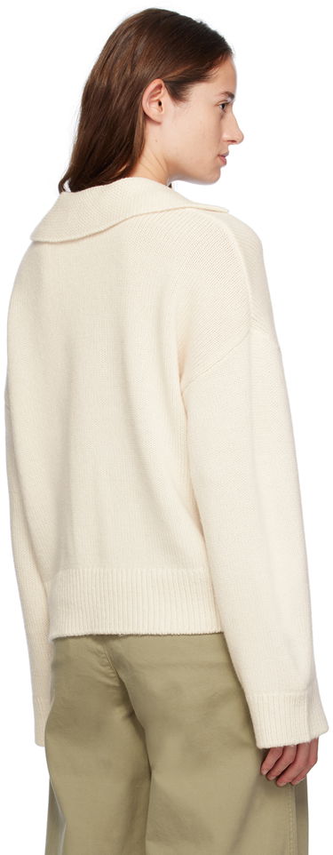 Sweater rag & bone rag & bone Danica Polo Sweater Vit | WAS24F003CA03, 2