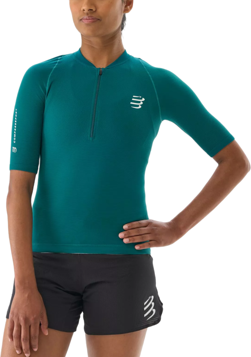 T-shirt Compressport Trail Racing Postural Short Sleeve Top Grön | atsw4916029l