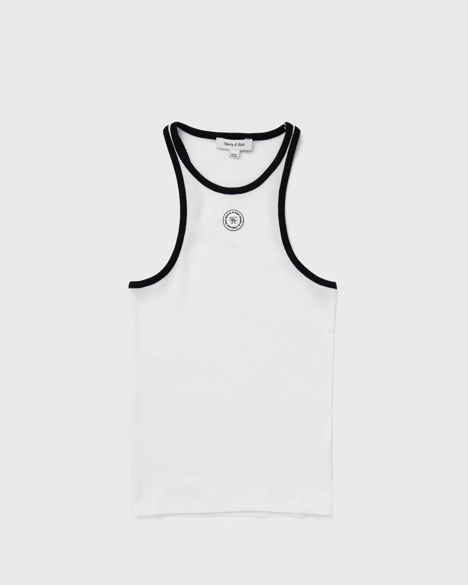 Linne Sporty & Rich SRHWC Ribbed Tank Vit | TO033S405SW, 0