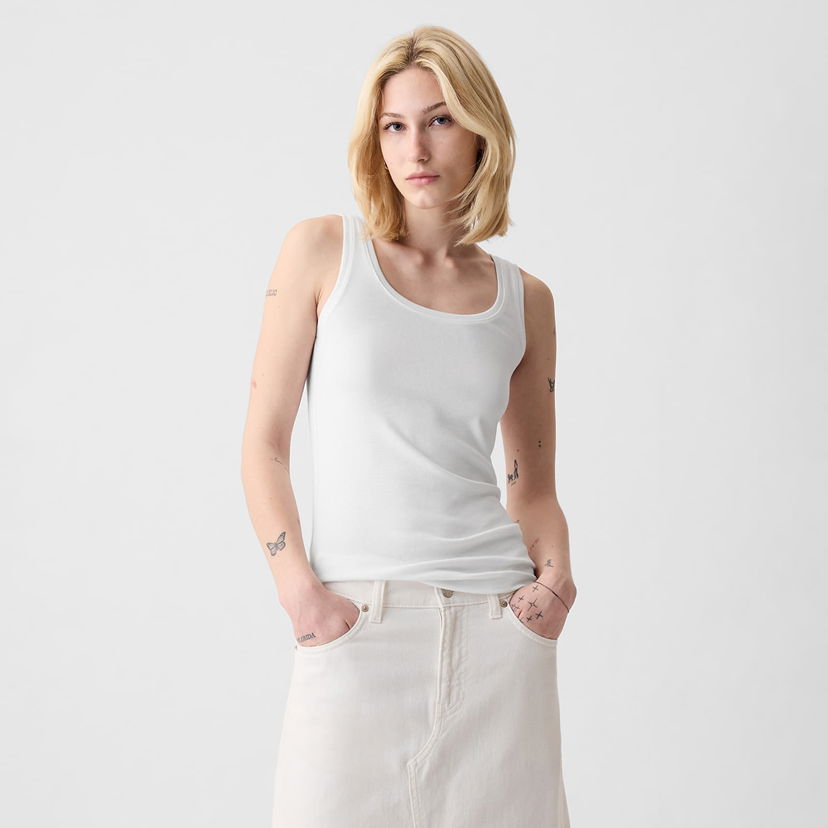 Linne GAP Modal Tank Fresh White Vit | 540670-02