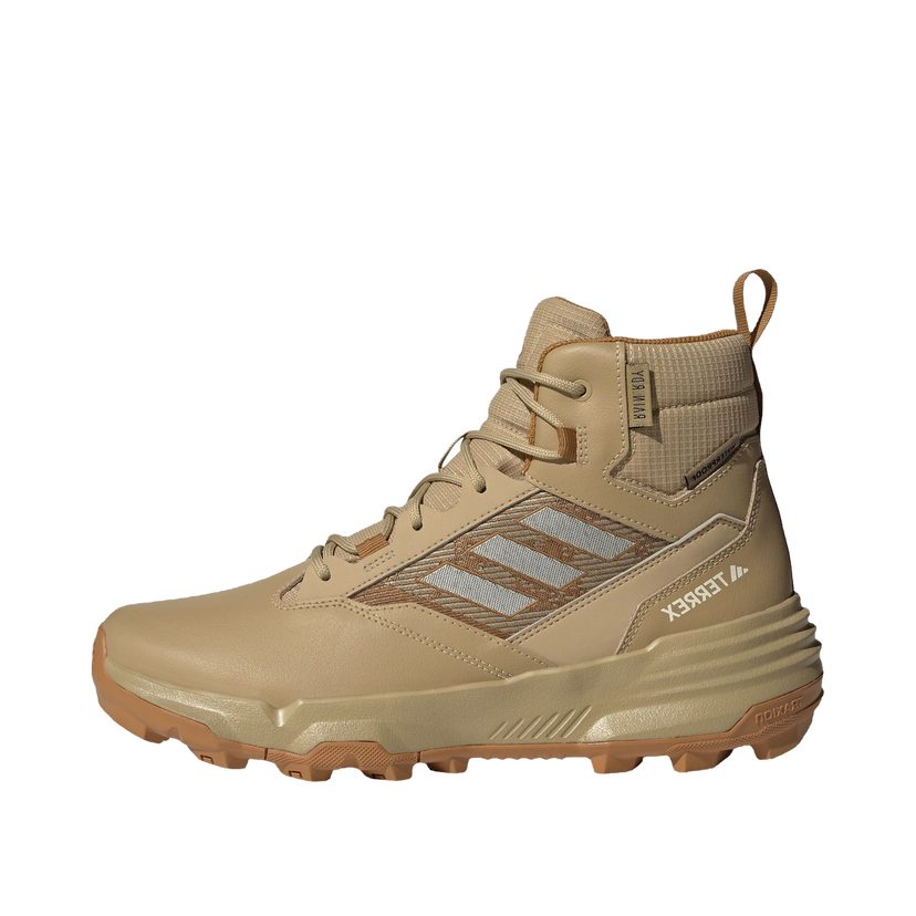 Outdoor adidas Performance Terrex Unity Leather Mid Rain.RDY Beige Tone Ecru Tint Mesa Beige | IF4978