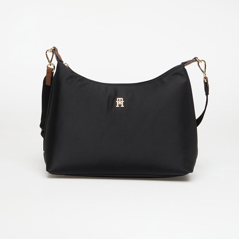 Axelväska Tommy Hilfiger Tommy Hilfiger Popette Shoulder Bag Svart | AW0AW17937-BDS