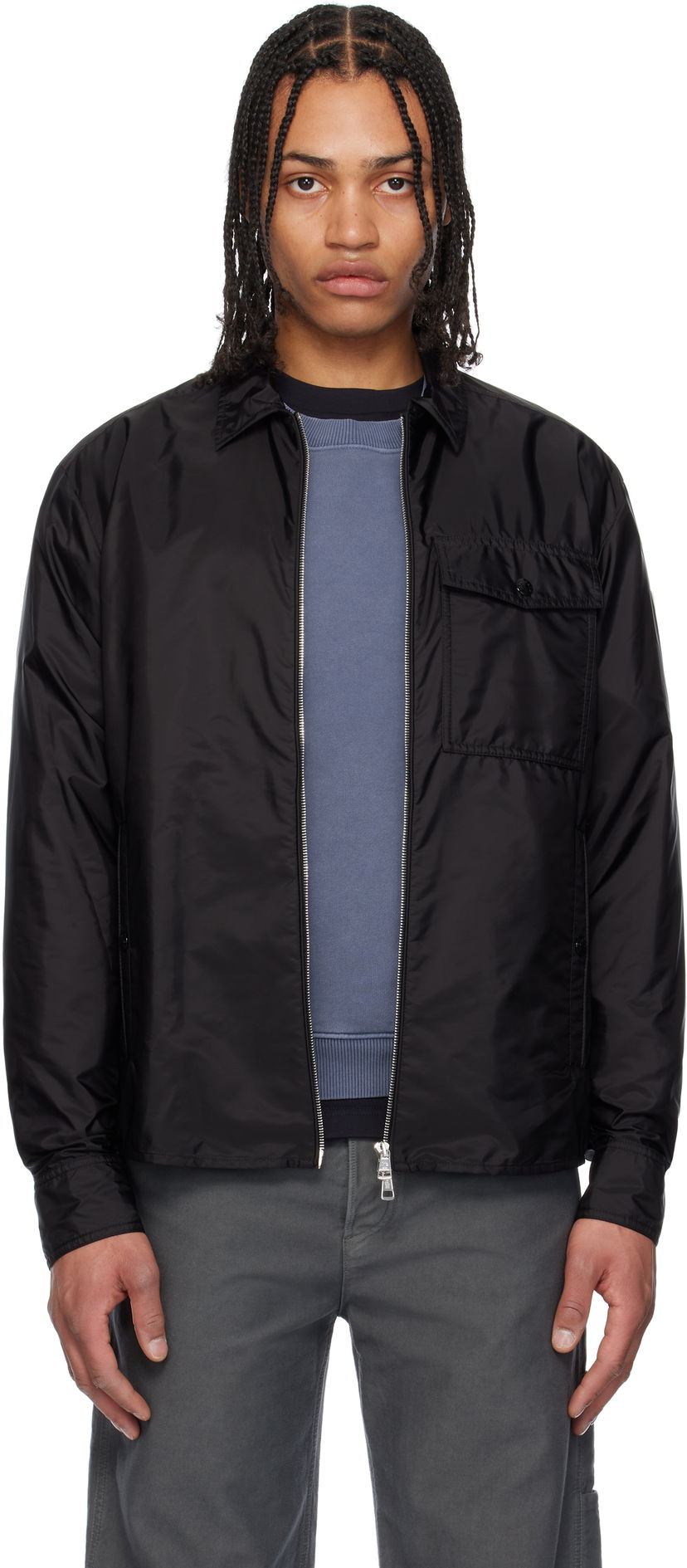 Vindjacka Moncler Moncler Archivio Zip-Up Jacket Svart | K10912F00017539ZD