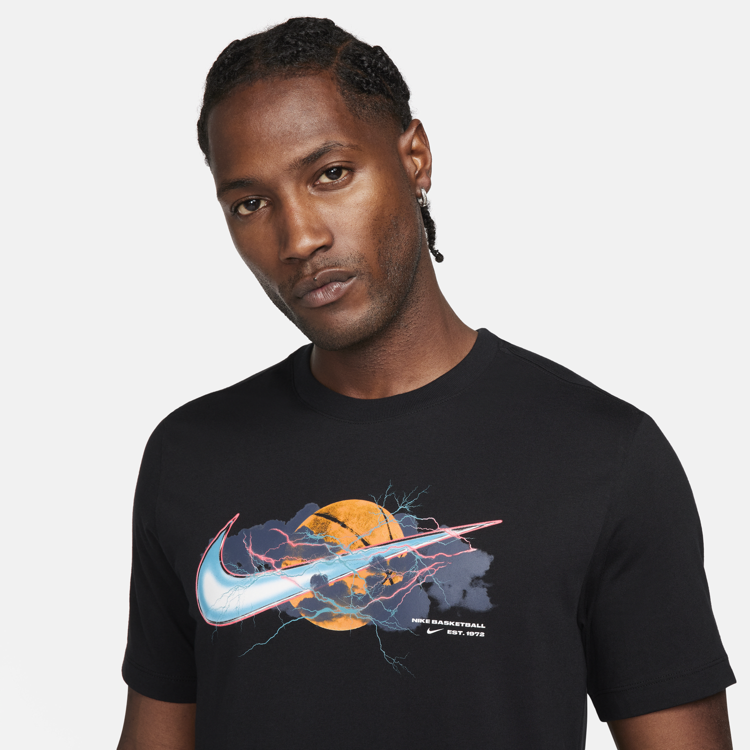 T-shirt Nike Swoosh Svart | FN0817-010, 1