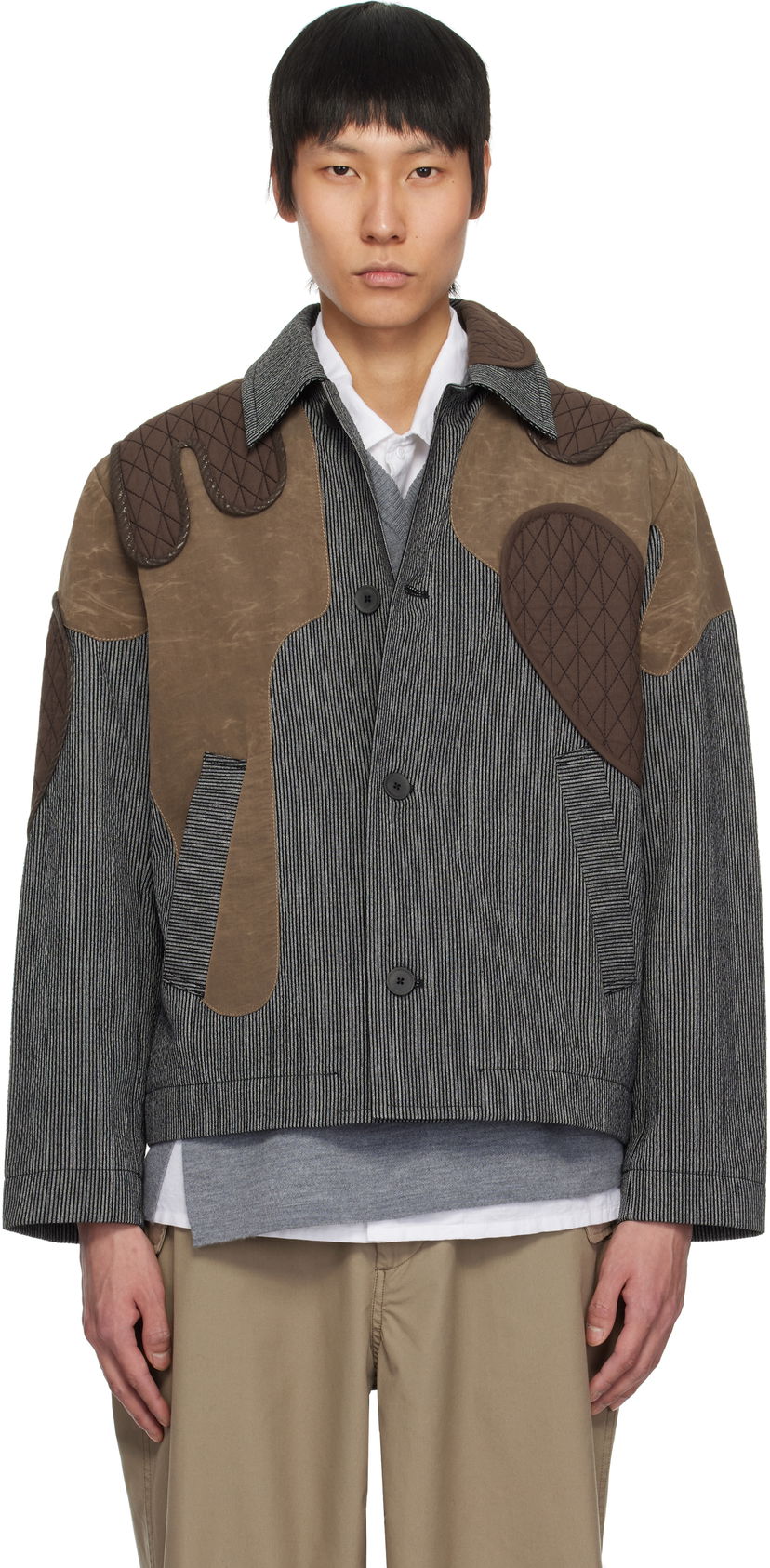 Jacka Craig Green Craig Green Utility Patch Jacket Brun | CGSS25CWOJKT83
