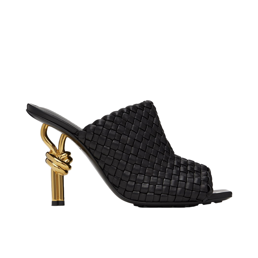 Sneakers och skor Bottega Veneta Knot Mules "Black" Svart | 754143 V2P50