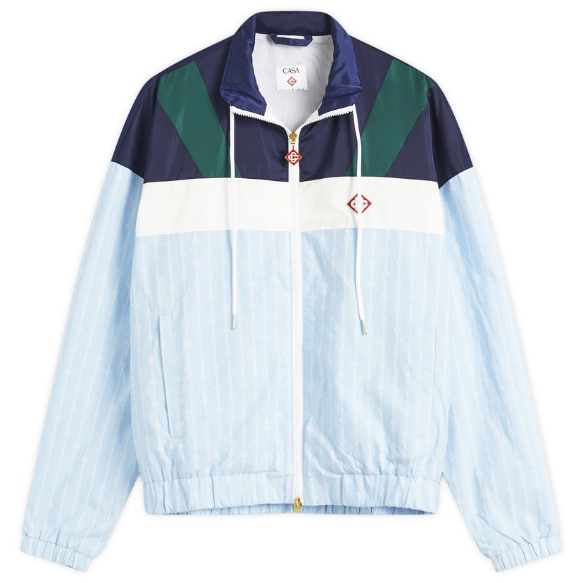 Vindjacka Casablanca Casablanca Pin Stripe Track Jacket Blå | MS25-JK-342-01