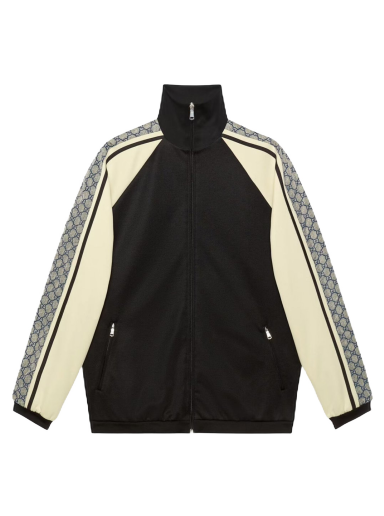Jacka Gucci Oversize Technical Jersey Jacket Svart | 545601 XJACZ 1093