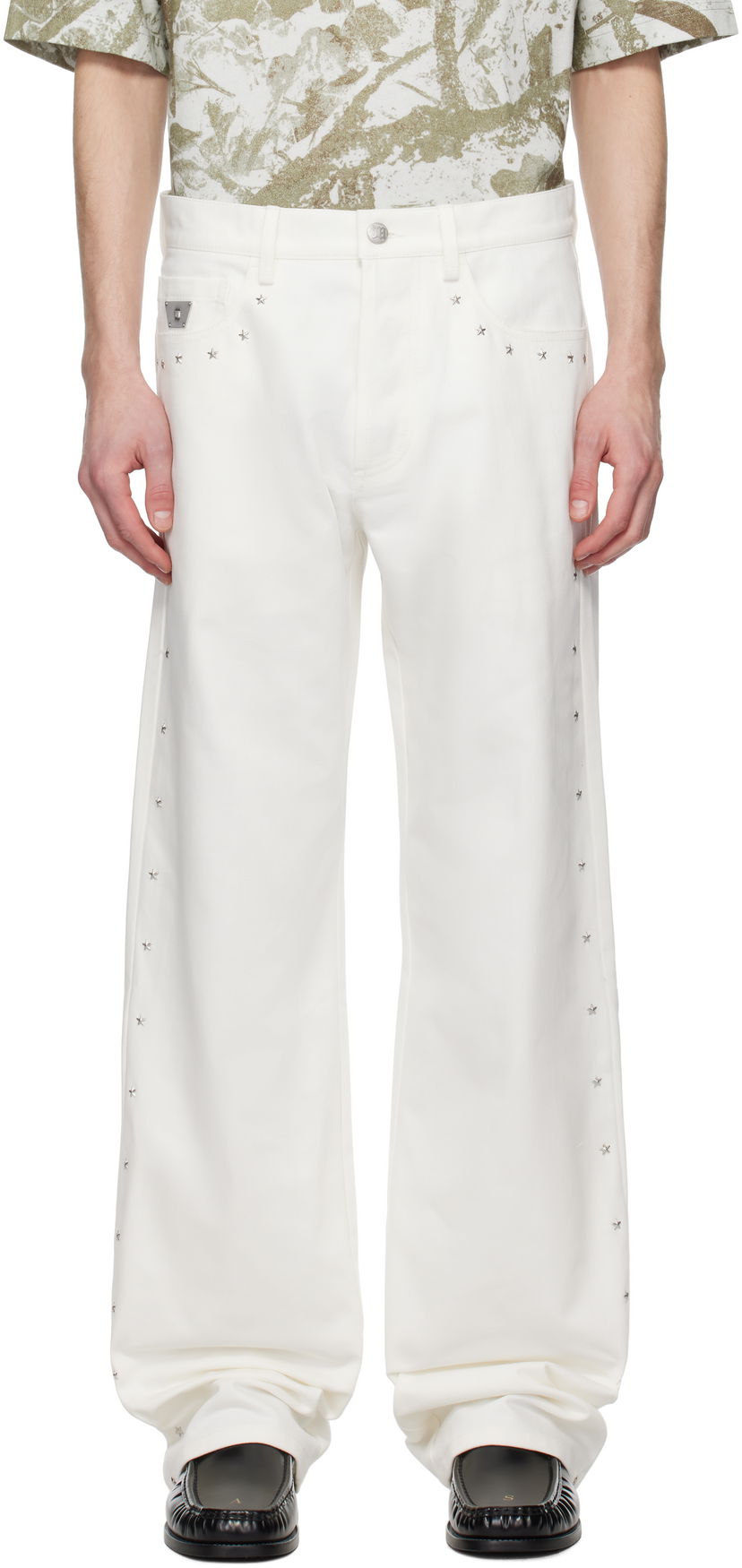 Jeans MISBHV MISBHV Star Jeans Vit | 250M308