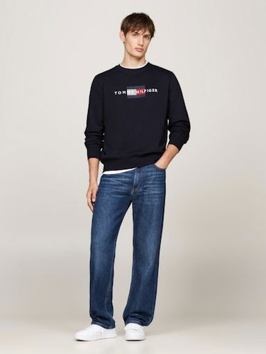 Sweatshirt Tommy Hilfiger Pullover Sweatshirt Svart | MW0MW35541DW5, 4