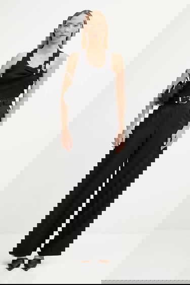 Linne Coperni Coperni Washing Clip Rib Tank Top Svart | COPT41BISF5033, 4